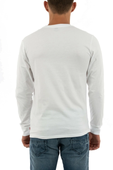 tee shirt manches longues levi's® 36015 graphic b blanc