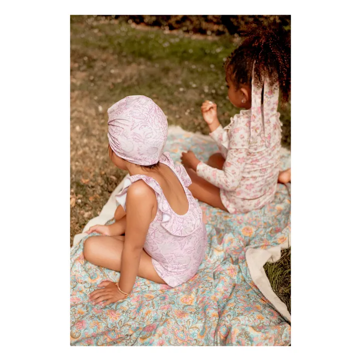 Louise Misha Serviette de plage Lana en coton bio | Vert d'eau