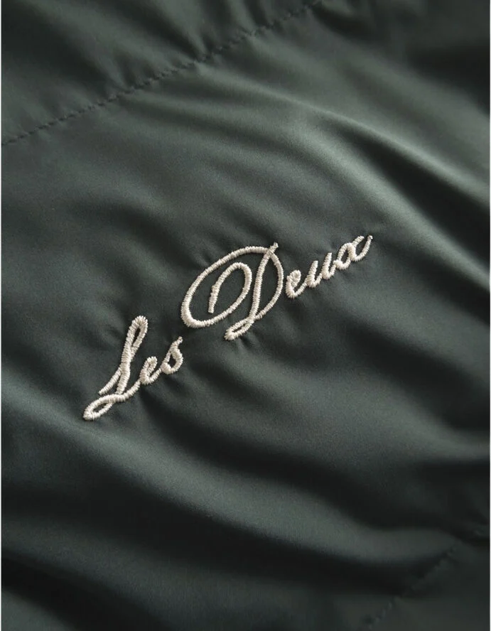 Les Deux Newport Padded Jacket Pine green