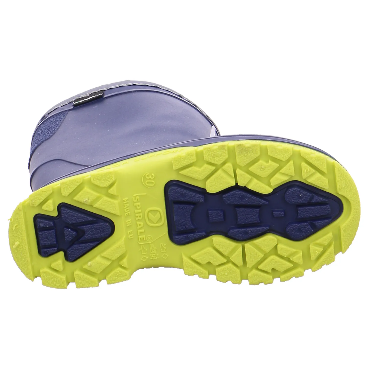 SPIRALE Kinder-Gummistiefel Warmfutter Blau Synthetik