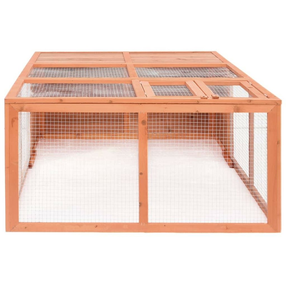 Cage pour animaux de jardin 150 x 100 x 50 cm bois de sapin massif
