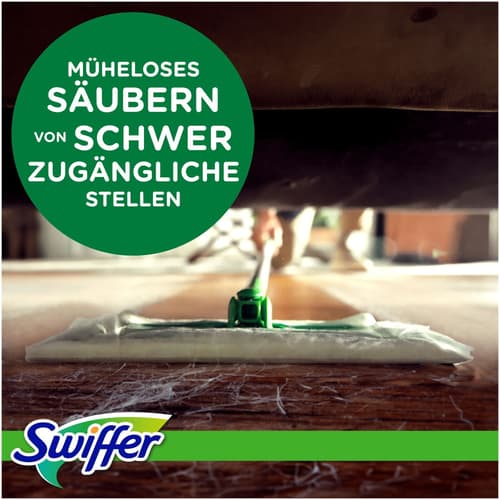 Swiffer Bodenwischer Trockene Bodentücher Nachfüller Clean & Fresh 90-er Pack, Fängt Und Schließt Staub Ein