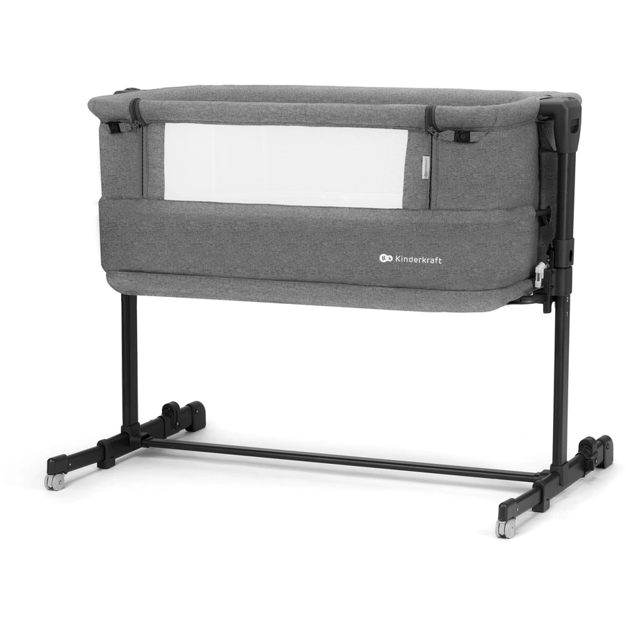 Kinderkraft Beistellbett NESTE GROW dark gray