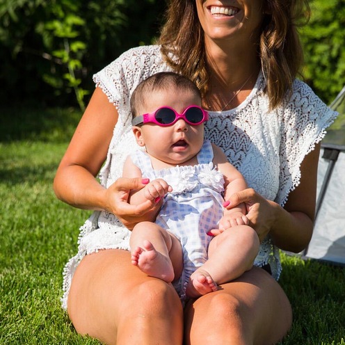 Sölar Mini Pink Lunette de soleil bébé 0-24 mois - BBLÜV