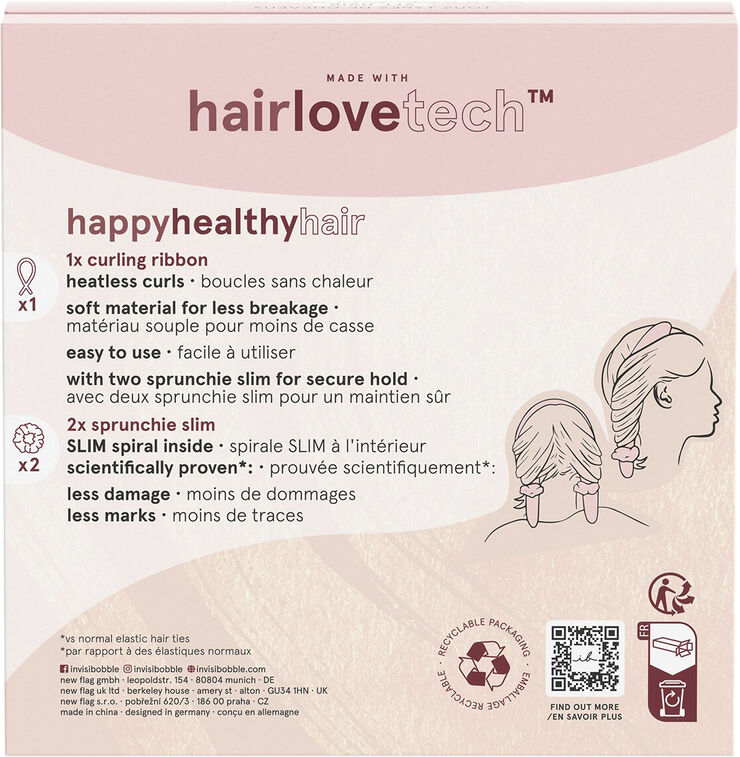 Invisiboble Handle with curl - Heatless curling set