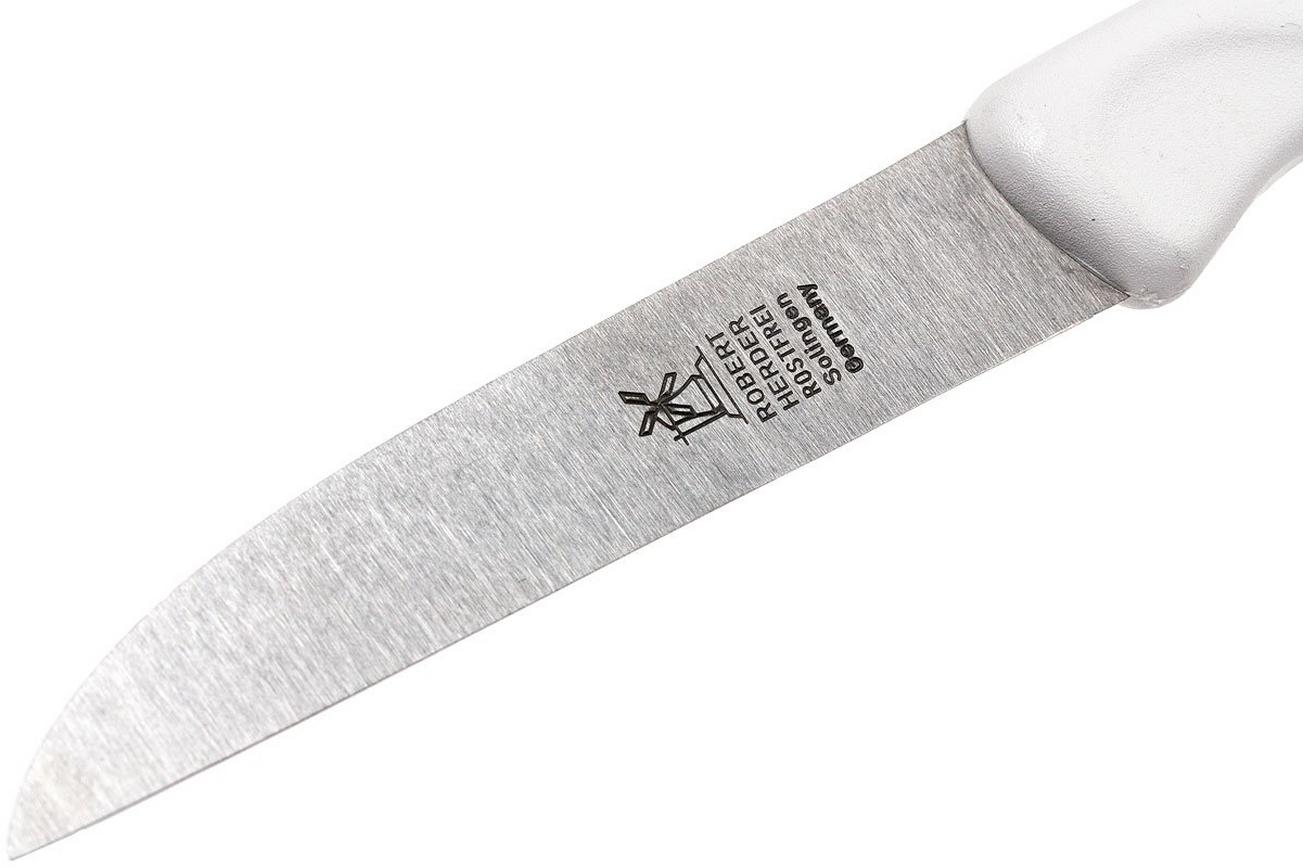 Robert Herder schilmes straight classic RVS, wit, 8,5 cm