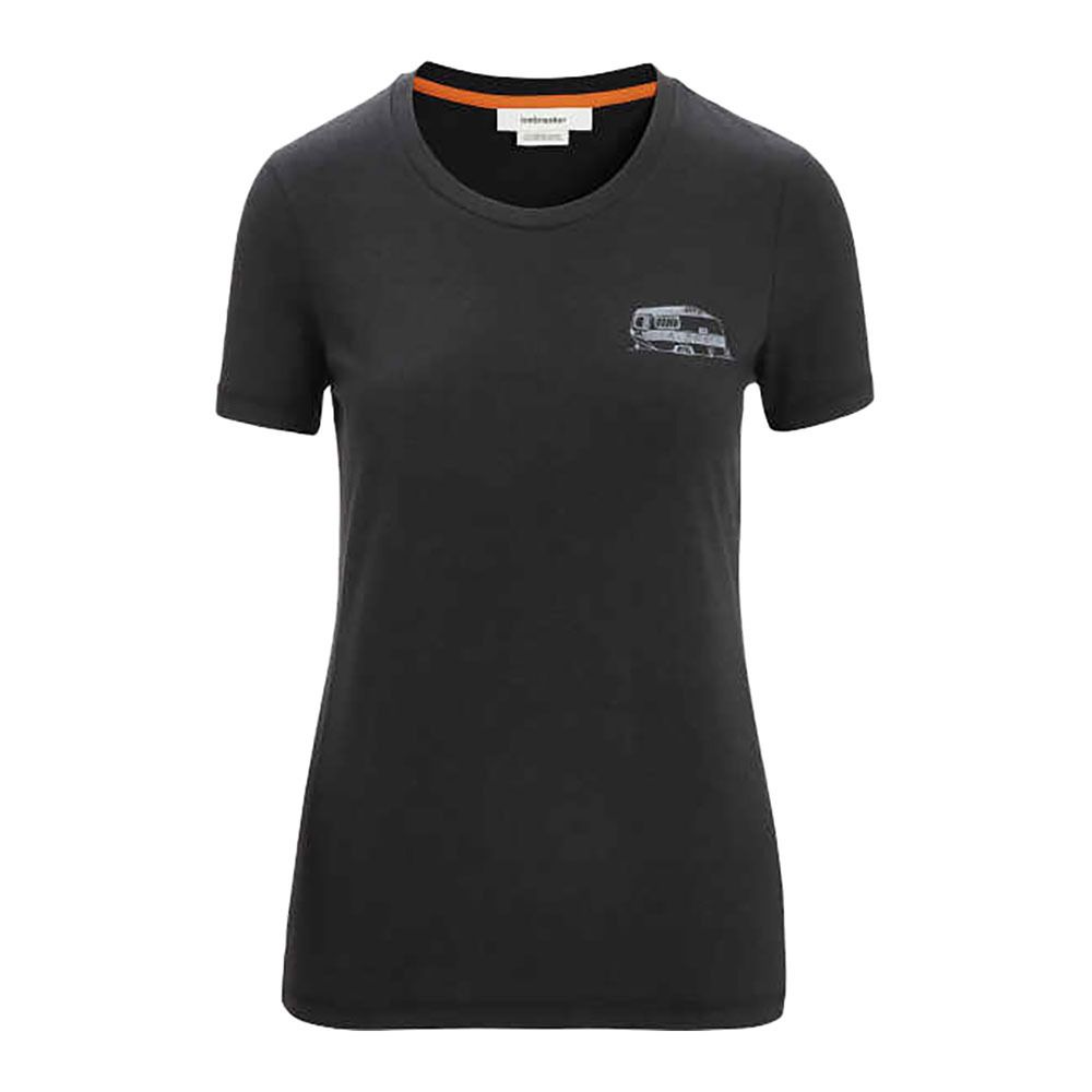 Icebreaker CENTRAL CLASSIC - Tee-shirt Femme black