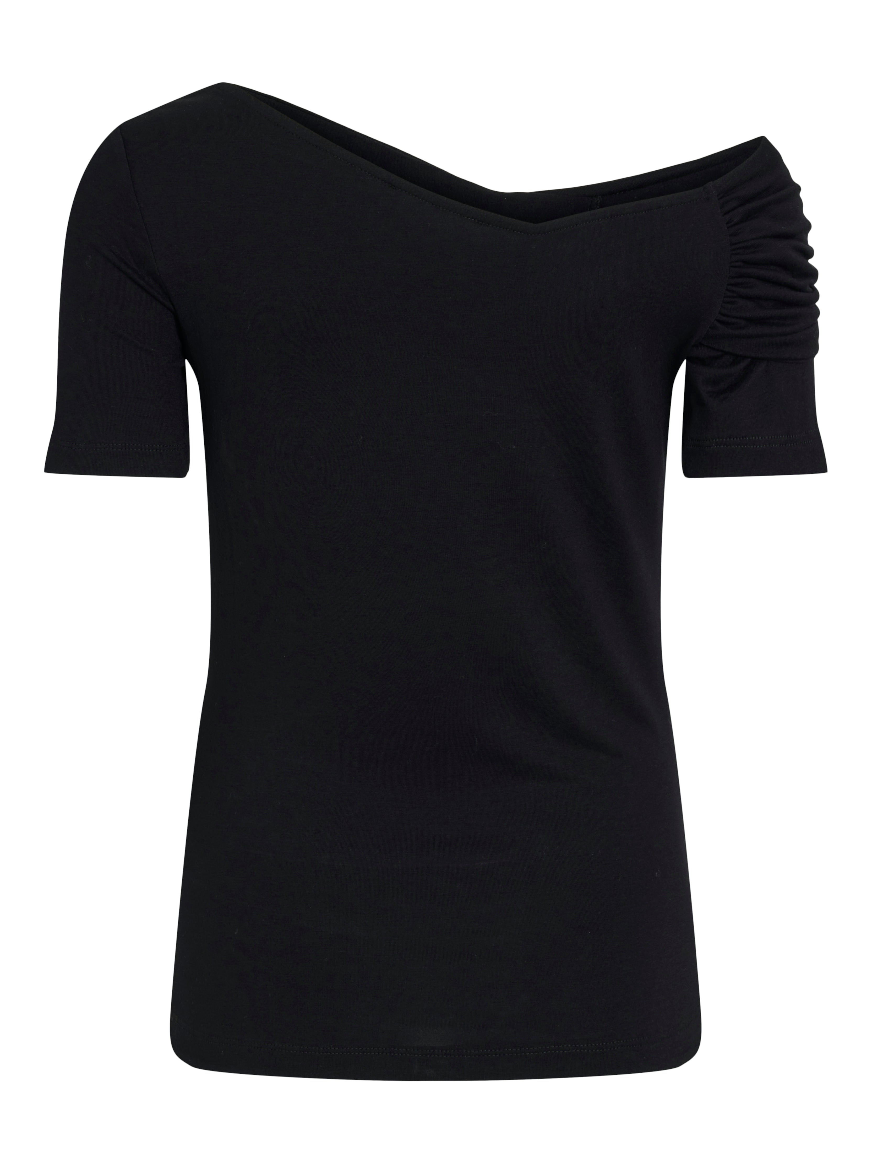Vila  Visuri Twist top - Black Beauty