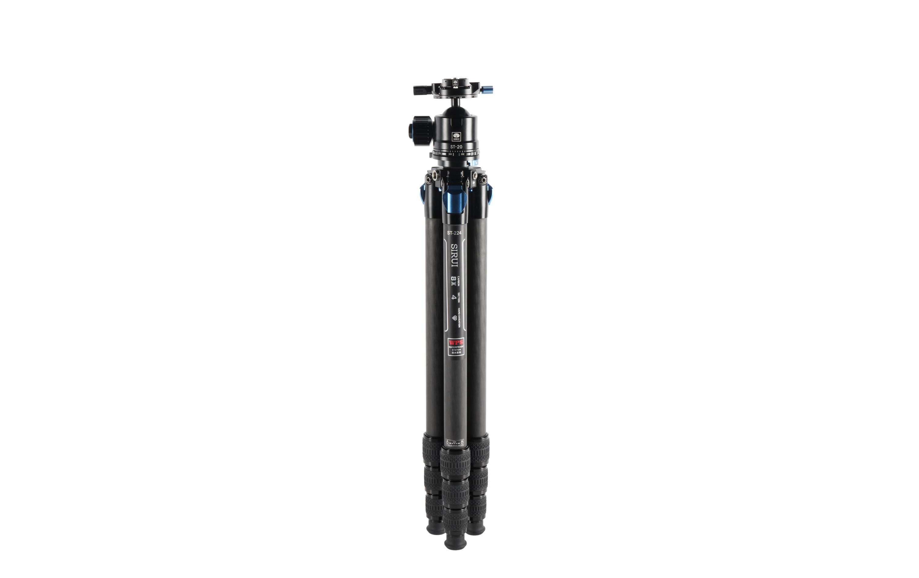 Stativ ST-224 Superb Travel mit Kugelkopf ST-20<br>Das ideale Reisestativ für Fotografen – Mit Kugelkopf, wasser- und staubgeschützt, leicht und kompakt