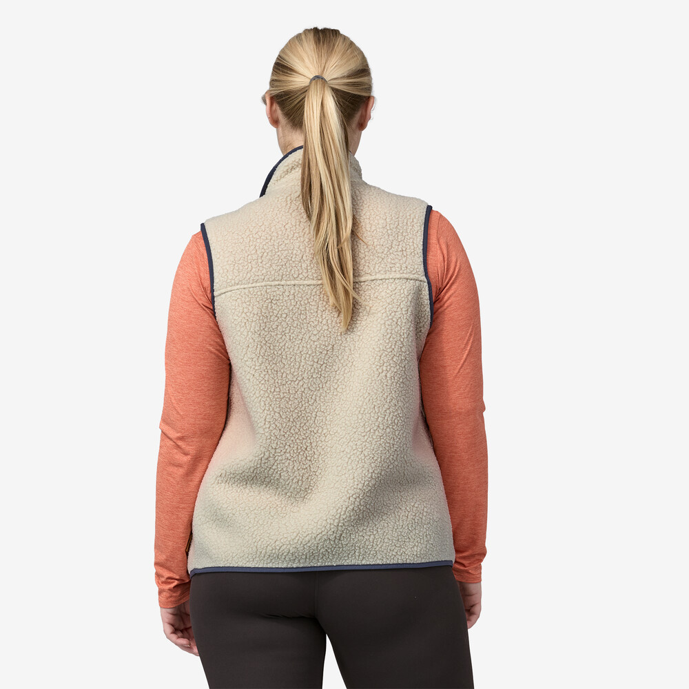 Damen-Retro-Fleeceweste