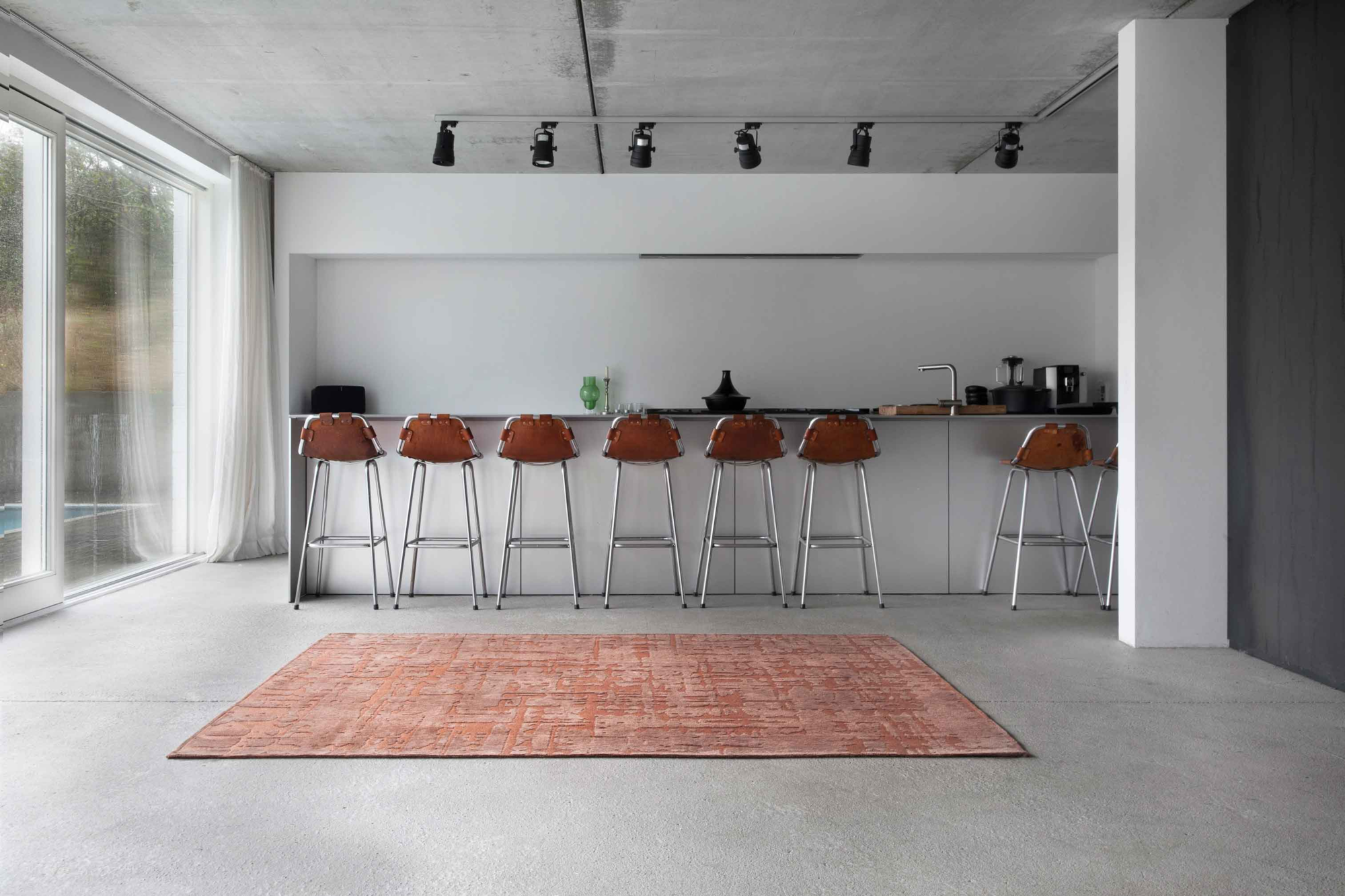 Ecorugs vloerkleed Baobab koper 280x390 cm
