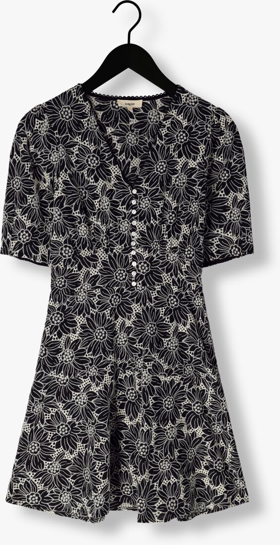 SUNCOO zwarte suncoo mini jurk cindy