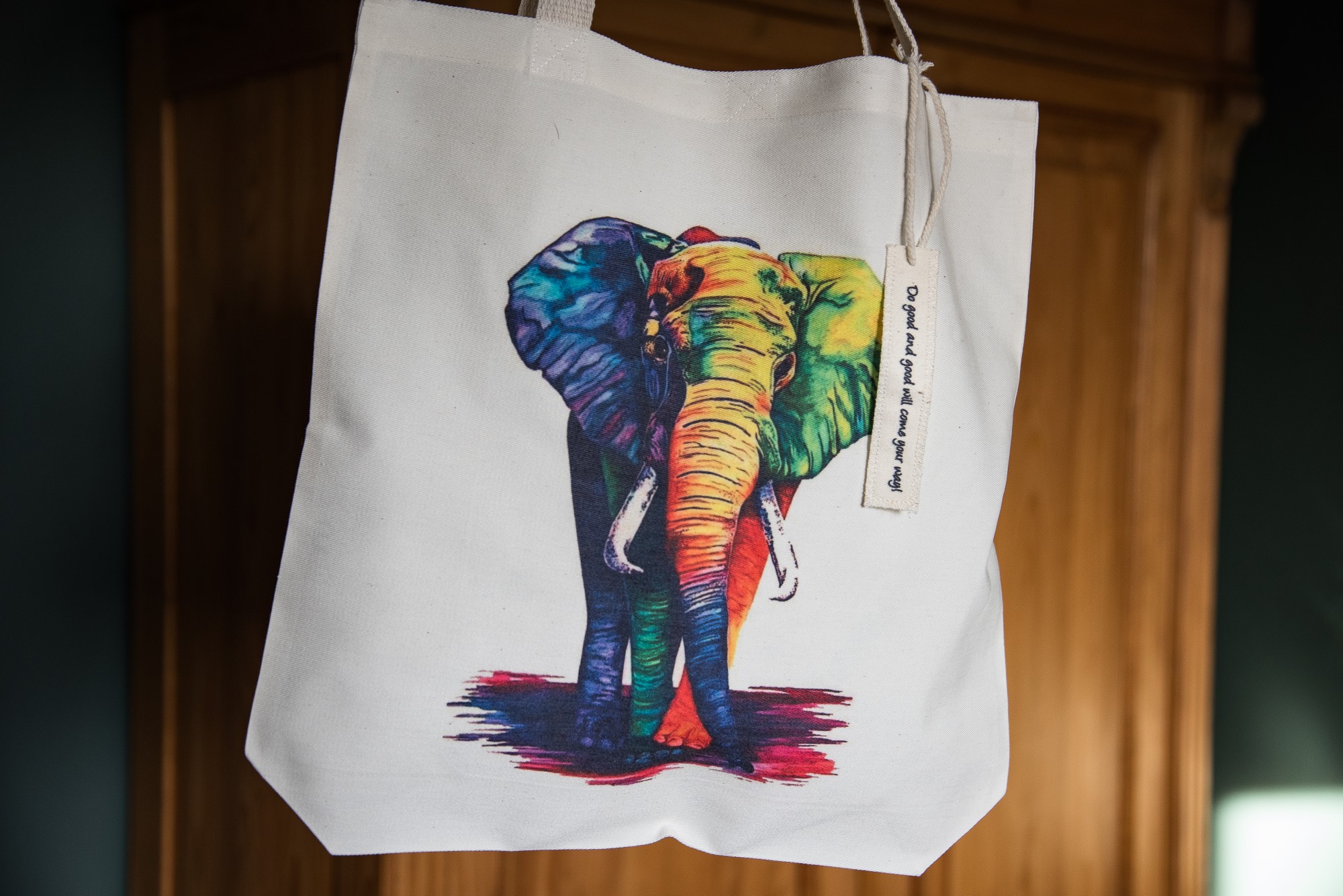 Stoffbeutel 'Elefant', multicolor, L 40 cm, B 9 cm, H 40 cm günstig bestellen