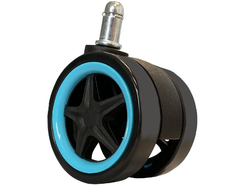 LC-Power Rollen LC-CASTERS-DRIFT 5er Set Hellblau Gaming-Rollenset