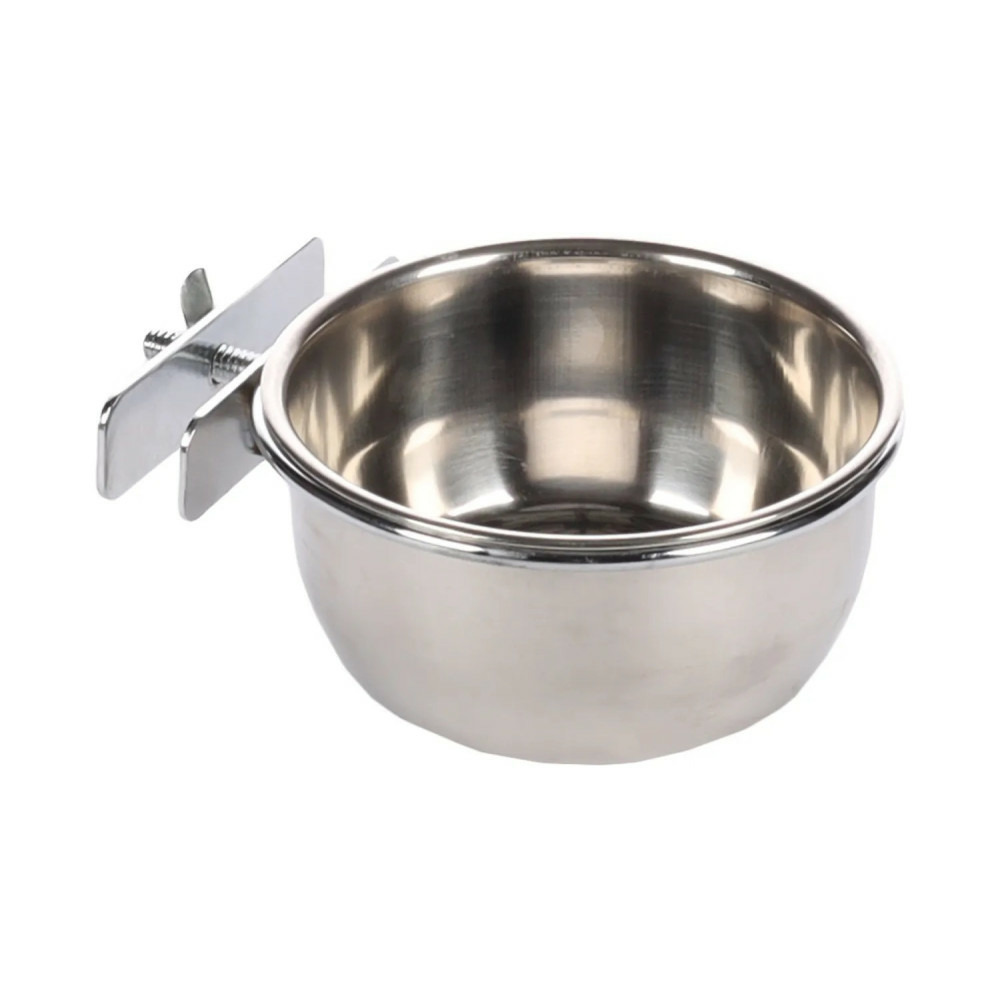 Gamelle en acier pour rongeurs et oiseaux, 580ml.