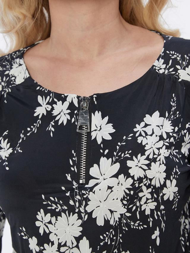 Blusenshirt mit Zipper