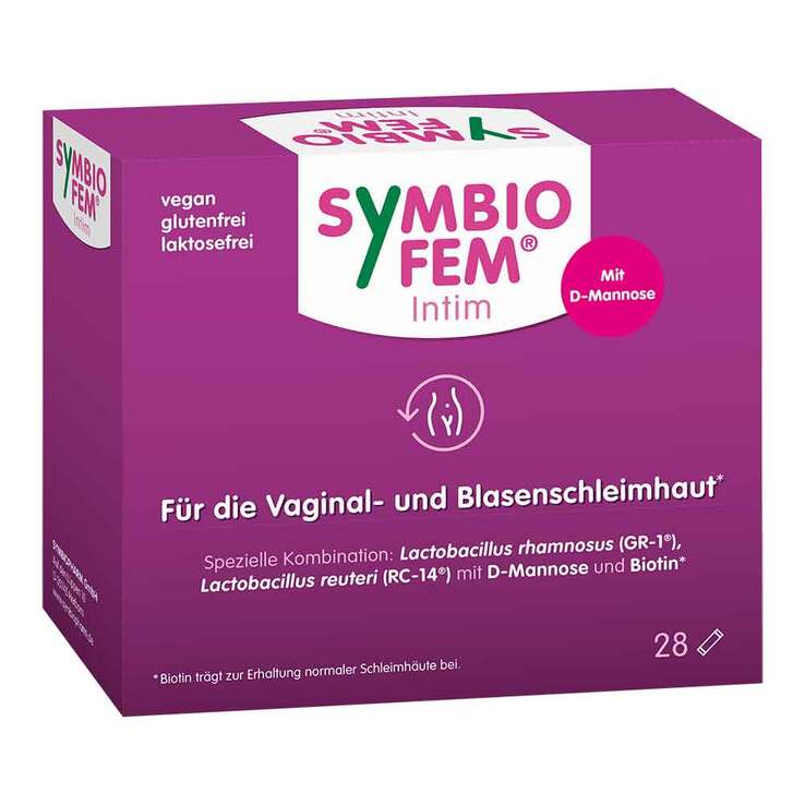 Symbiofem Intim Milchsäurebakterien mit D-Mannose, 28 St