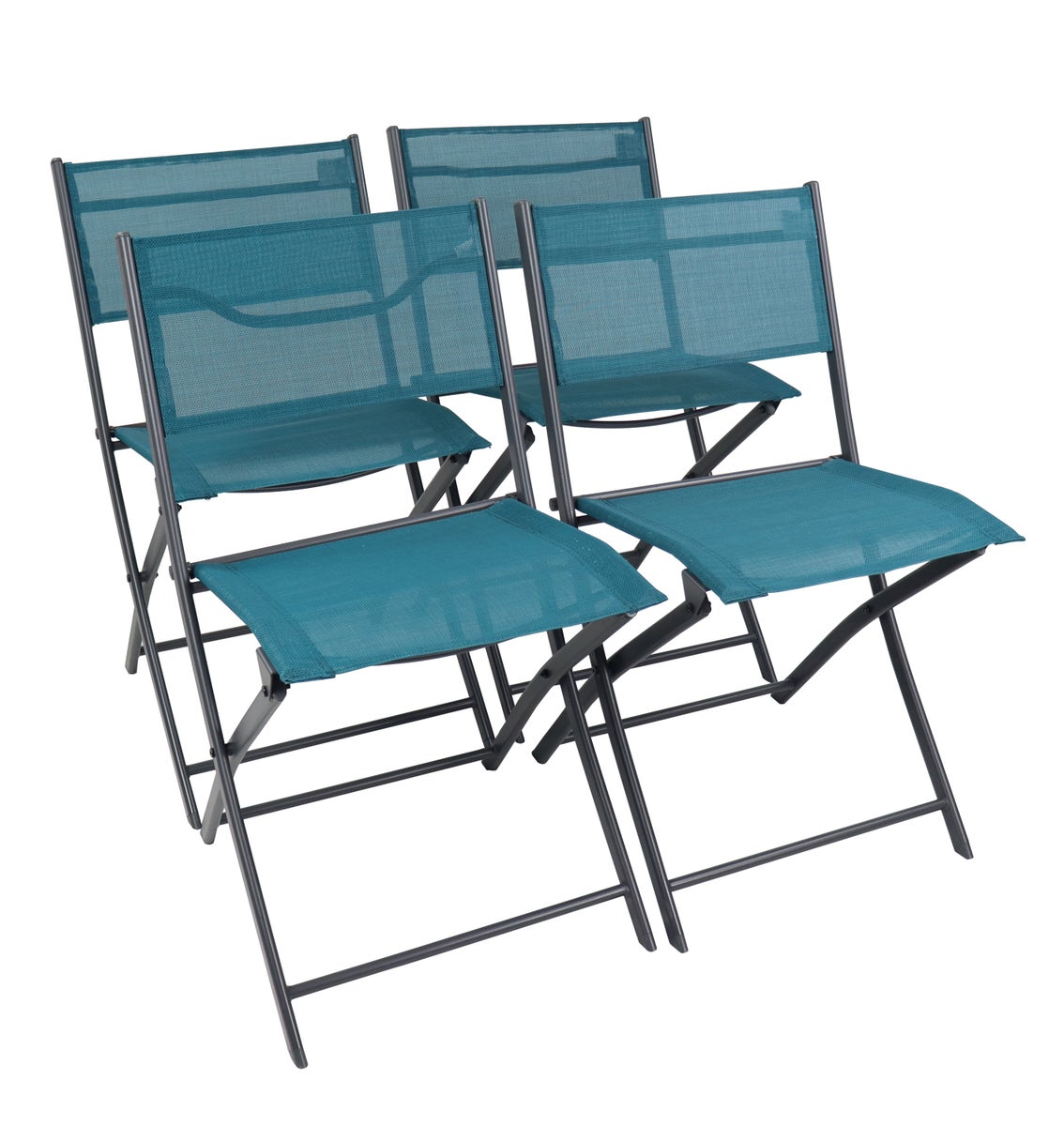 5-delige bistroset, balkonset, tuinset, Sumila turquoise