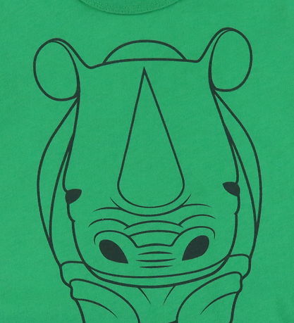 DYR-Cph Bluse - Dyrshedding - Grass Green Outline N?sehorn