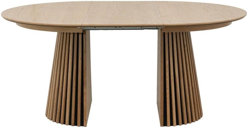 Giga Meubel - Eettafel Svendborg - Uitschuifbaar - Naturel - Ø120-220cm