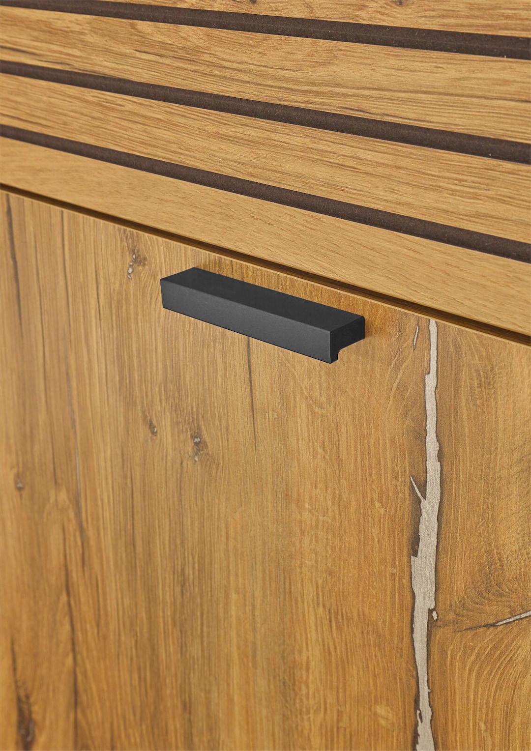 Kommode Trattino 111,3x90,6x40cm Flagstaff Oak hell