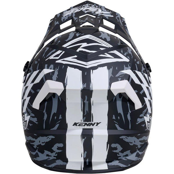 Kenny - Casque enfant Track Kid Dirt Noir / Blanc / Mat