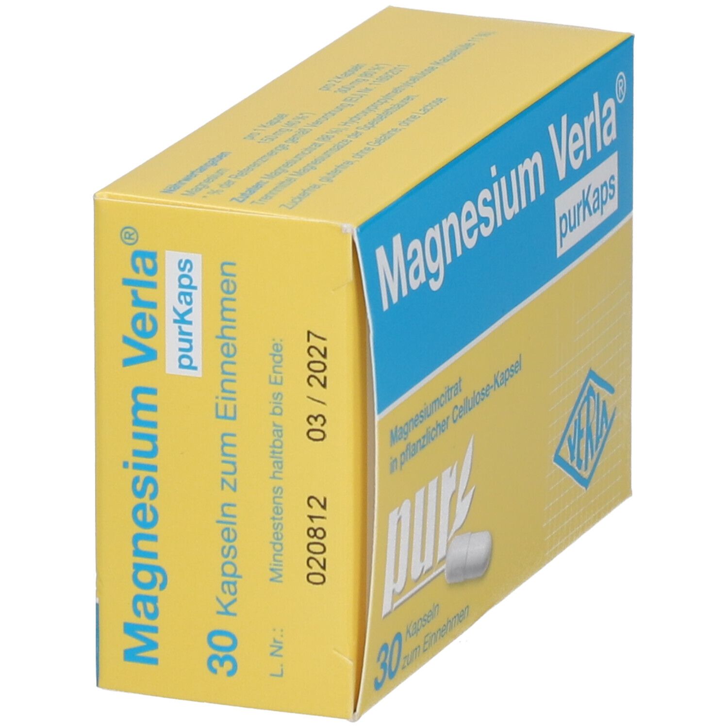 Magnesium Verla® purKaps Kapseln