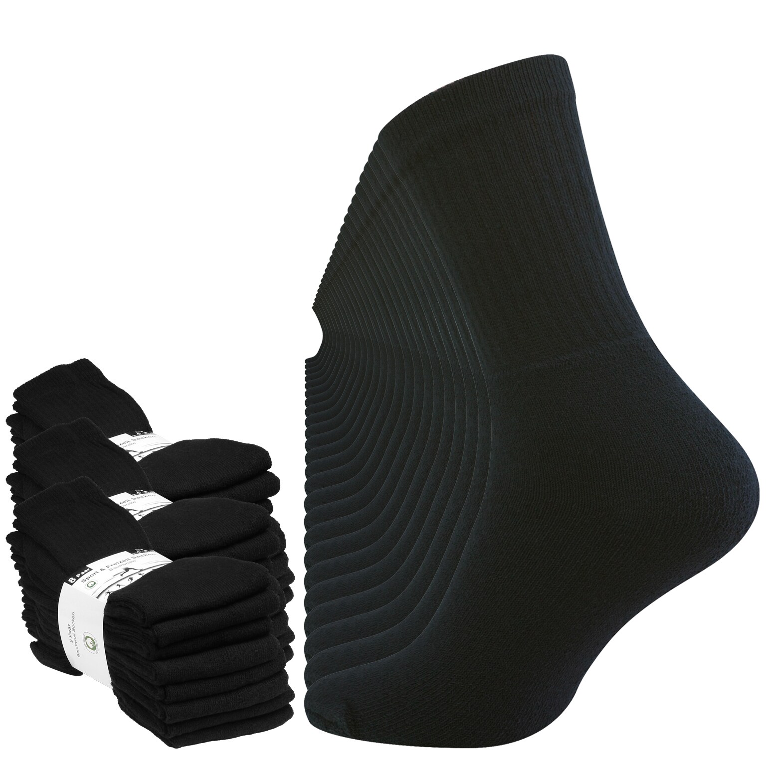 VCA® 24 Paar Tennissocken Sport- und Freizeitsocken
