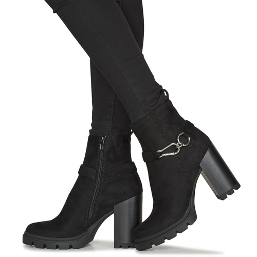 Only - BRAVE 2 LIFE MF BUCKLE HEELED BOOT - Noir
