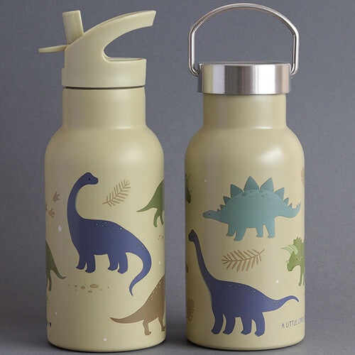 A little lovely company rvs drinkfles dinosaurussen - 350ml