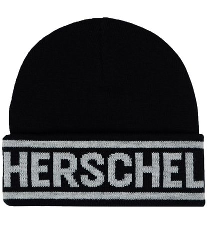 Herschel Hue - Strik - Elmer - Blåck/Heather Light Grey