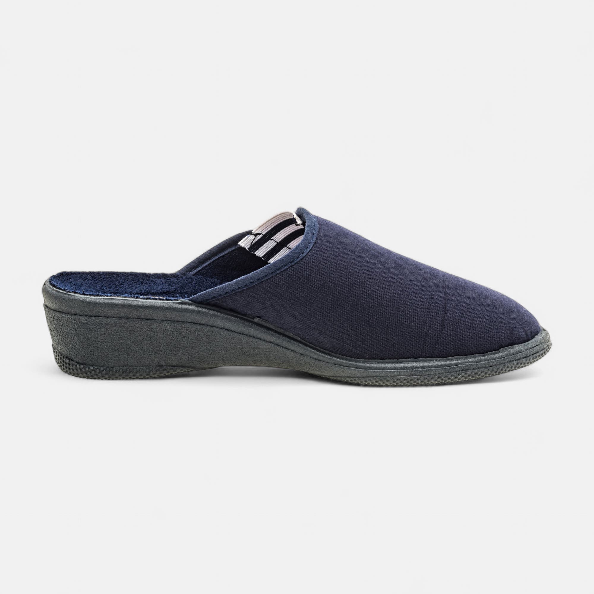 Pantoufles sabots Femme bleu marine