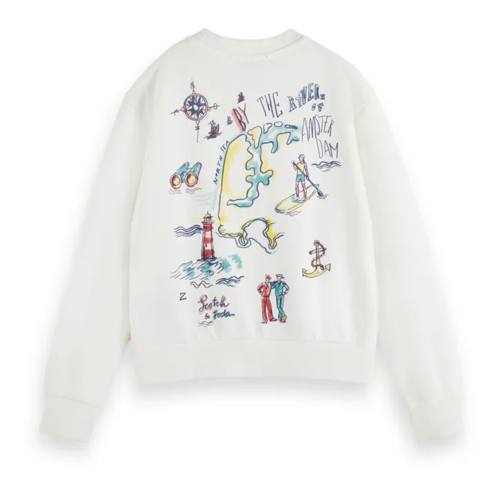 Scotch & Soda Sweat By The Rivers | Blanc