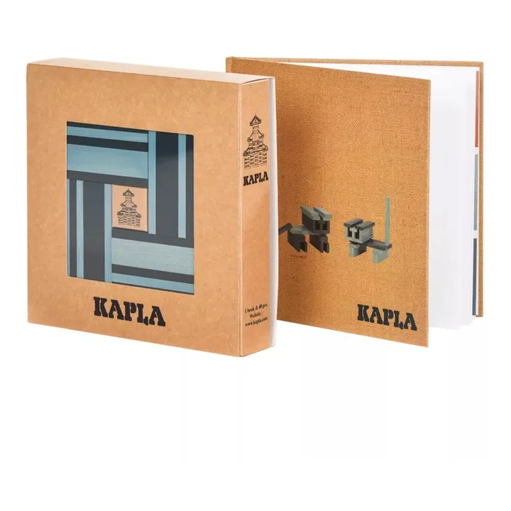 Kapla Coffret couleur - 40 planchettes | Bleu