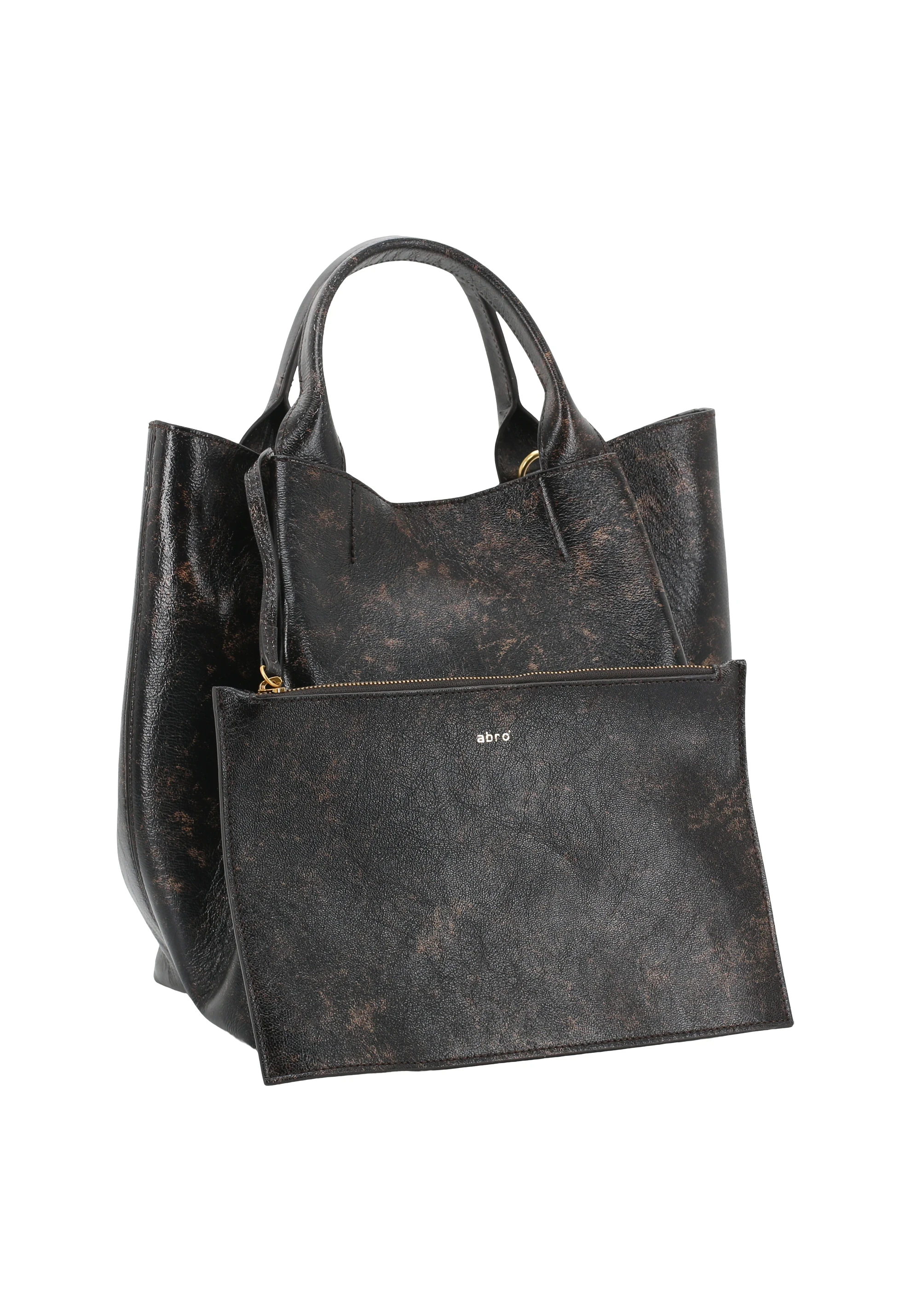 Shopper ESSENTIAL medium Leather Capre Vintage Standard
