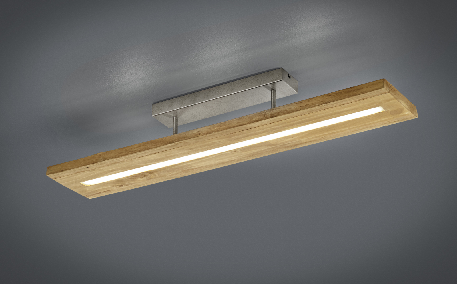 Deckenleuchte BRAD - holzfarbig - Switch Dimmer
