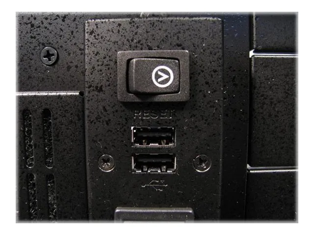 Chieftec UNC-410S-B - Rack-monterbar 4U - ATX - ingen strømforsyning - sort - USB
