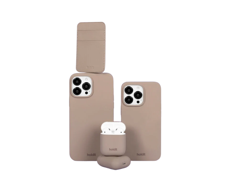 Holdit  iPhone 13 Pro Silicone cover - Mocha Brown