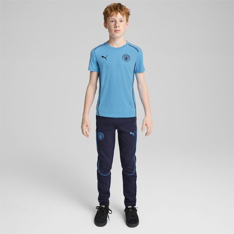Manchester City T-Shirt Casuals - Magic Blue/Bleu Marine Enfant