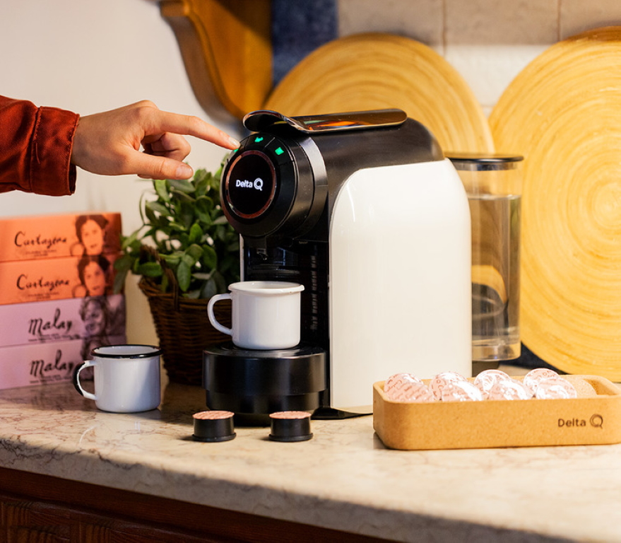 MÁQUINA DE CAFÉ DELTA Q QOOL EVOLUTION BRANCA