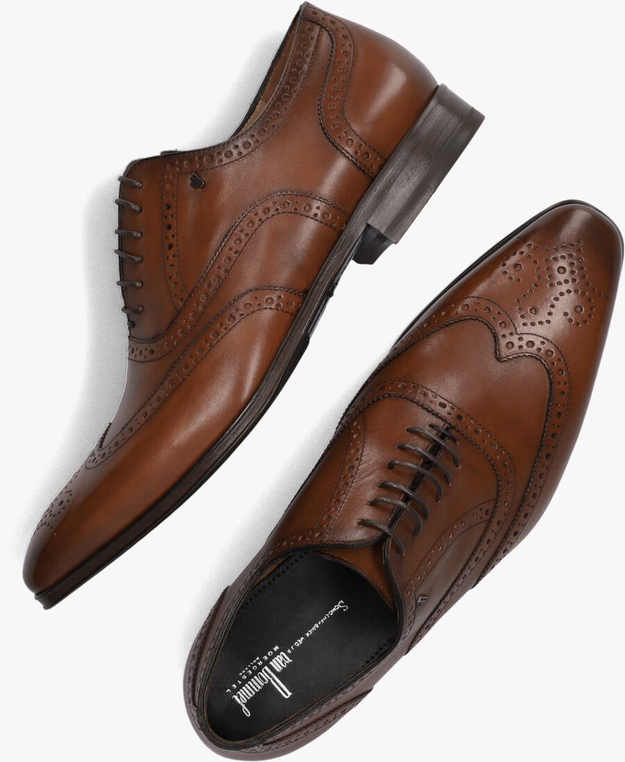 VAN BOMMEL cognac van bommel nette schoenen sbm-30130