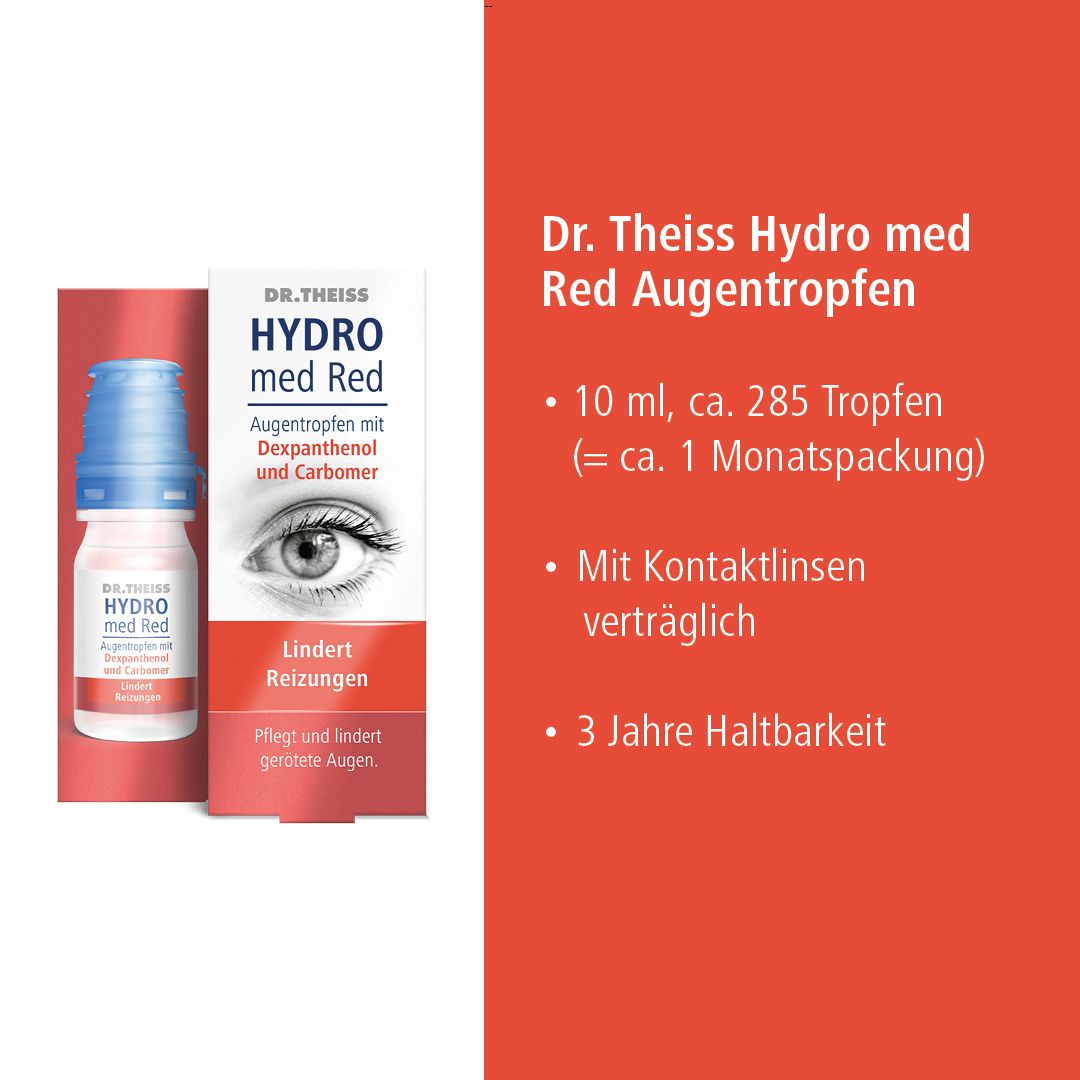 DR. THEISS Hydro med Red Augentropfen