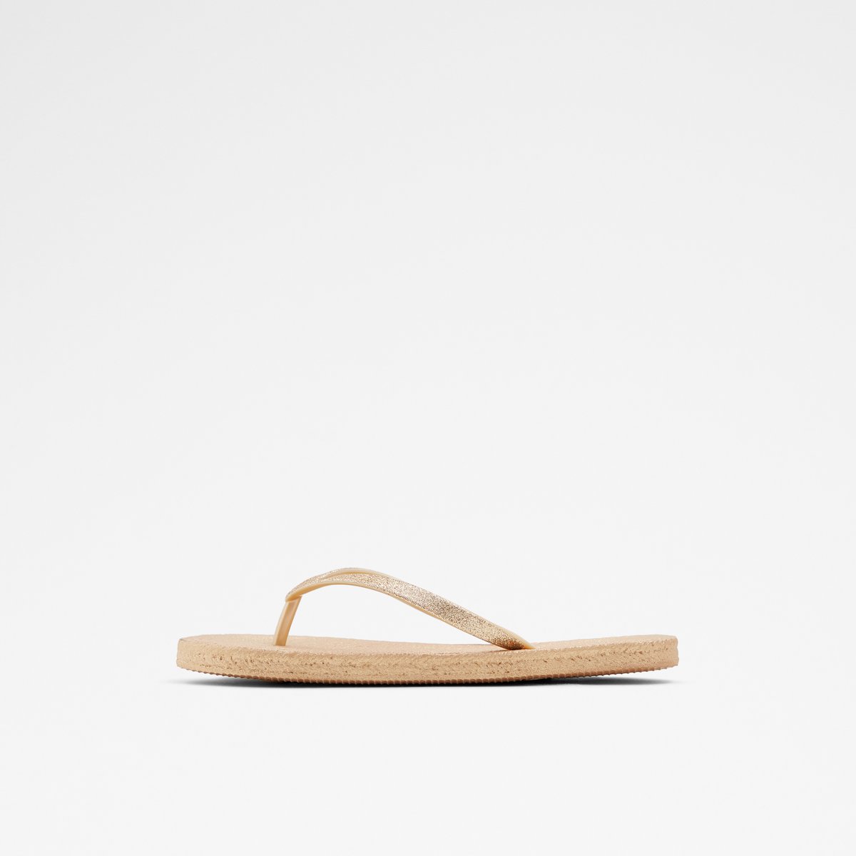 Aloomba Gold Women Flat Sandals