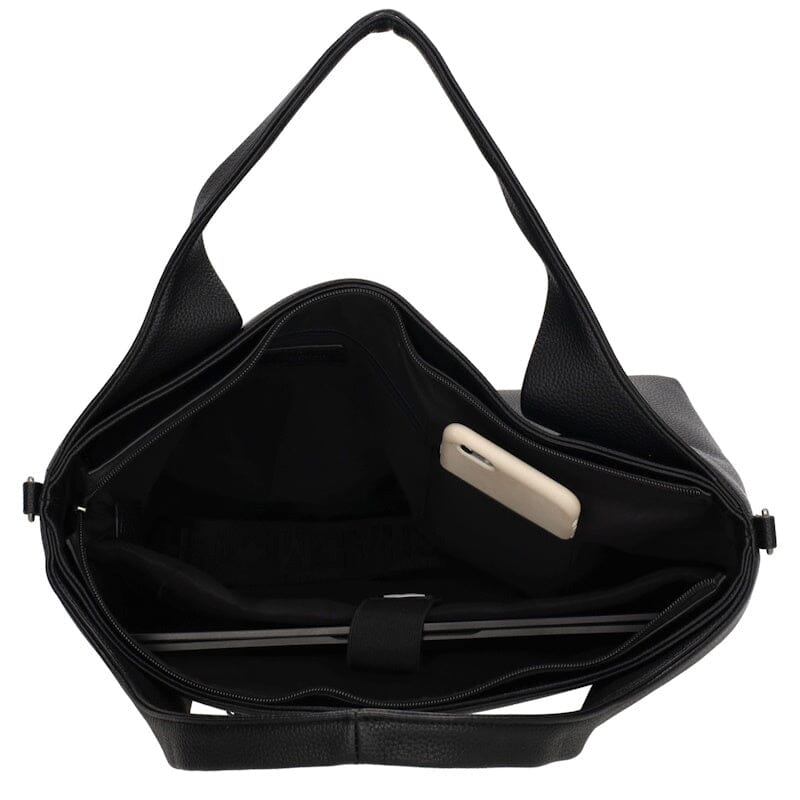 Charm London Mulberry street Laptoptas 15,6 inch Black