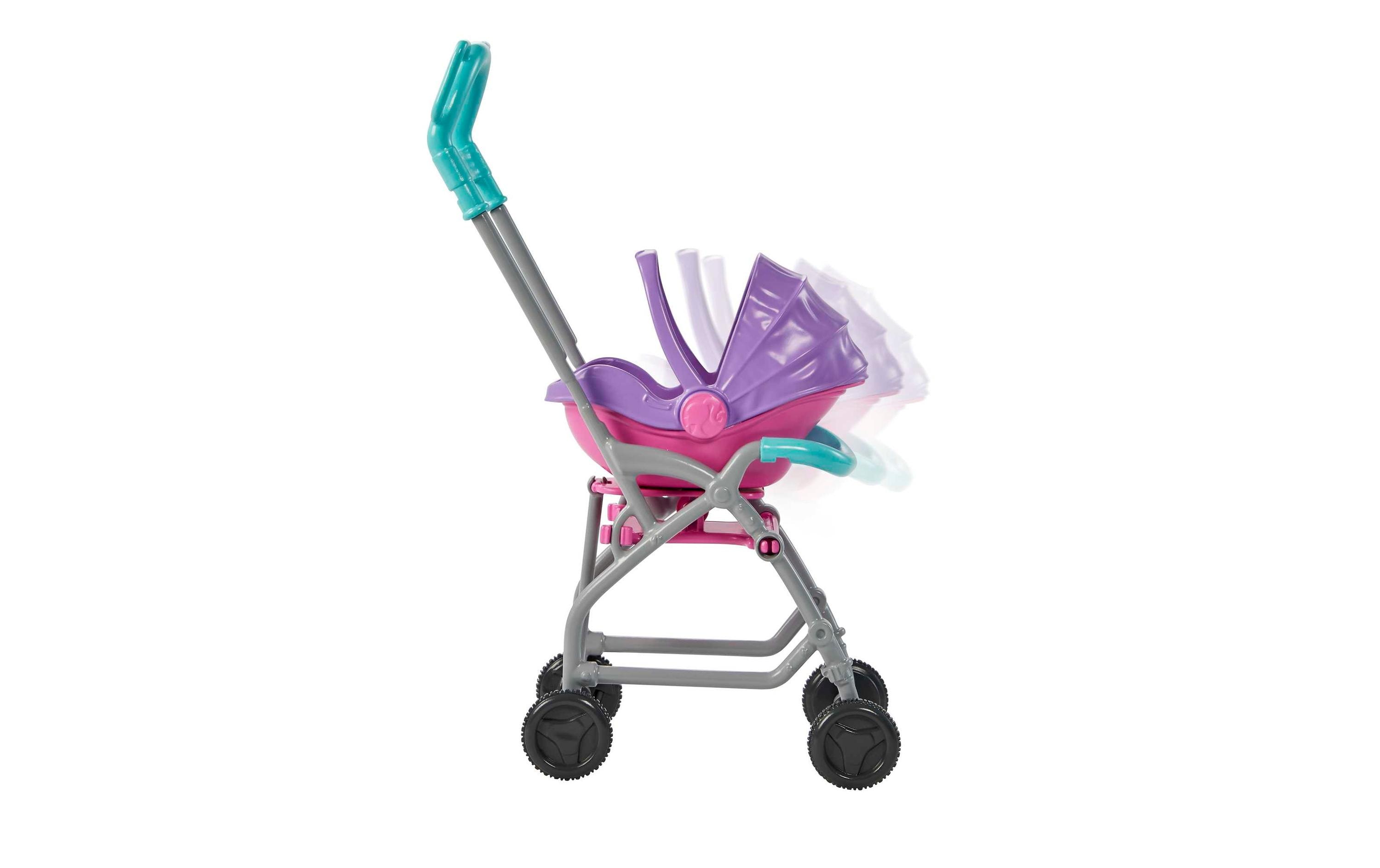 Spielset Skipper Babysitters Inc. PuppeSkipper-Set mit Kinderwagen, Baby und Zubehör