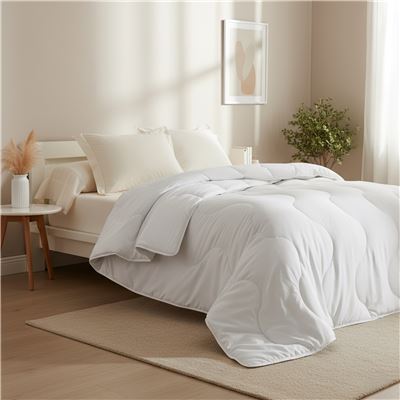 Couette MICROFIBRE ULTRA-DOUCE - légère - tempérée - très chaude