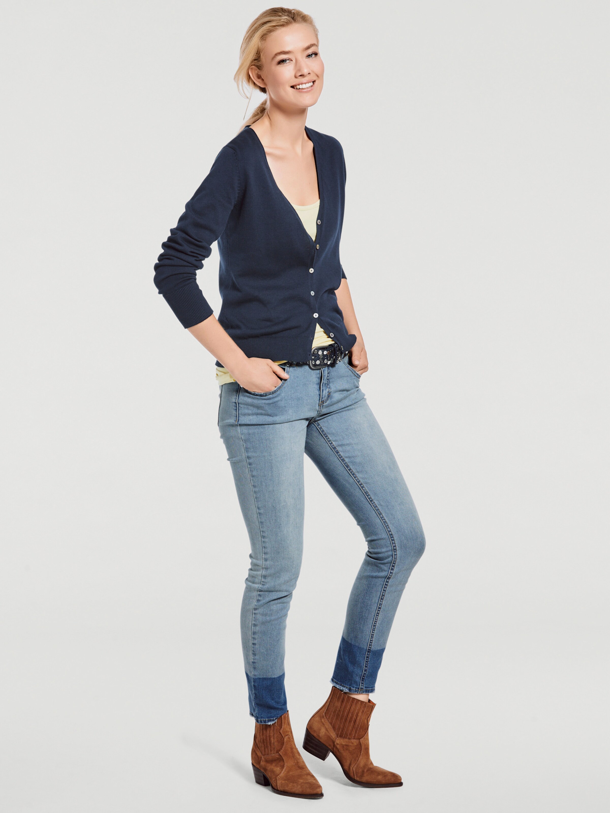 Feinstrickjacke
