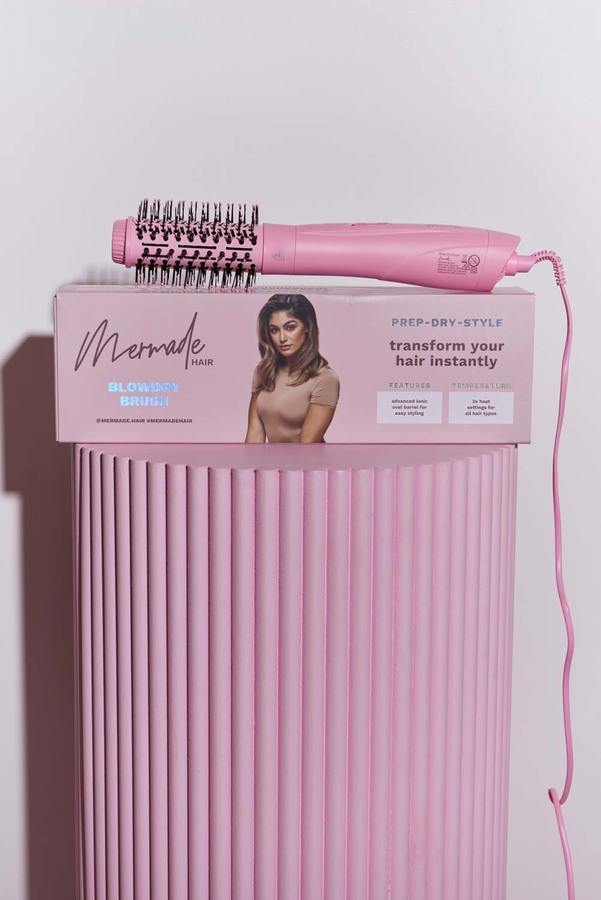 Mermade Hair The Blow Dry Brush Pink