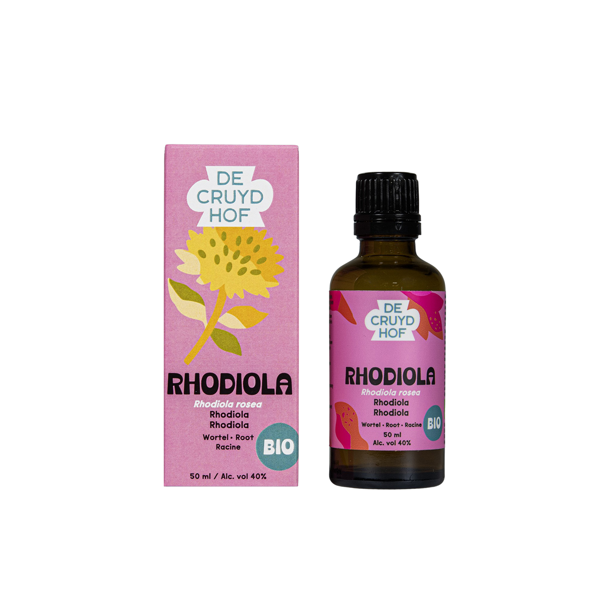 Cruydhof Rhodiola Rosea Rad/Rhodiola Wortel Bio (50 ml)