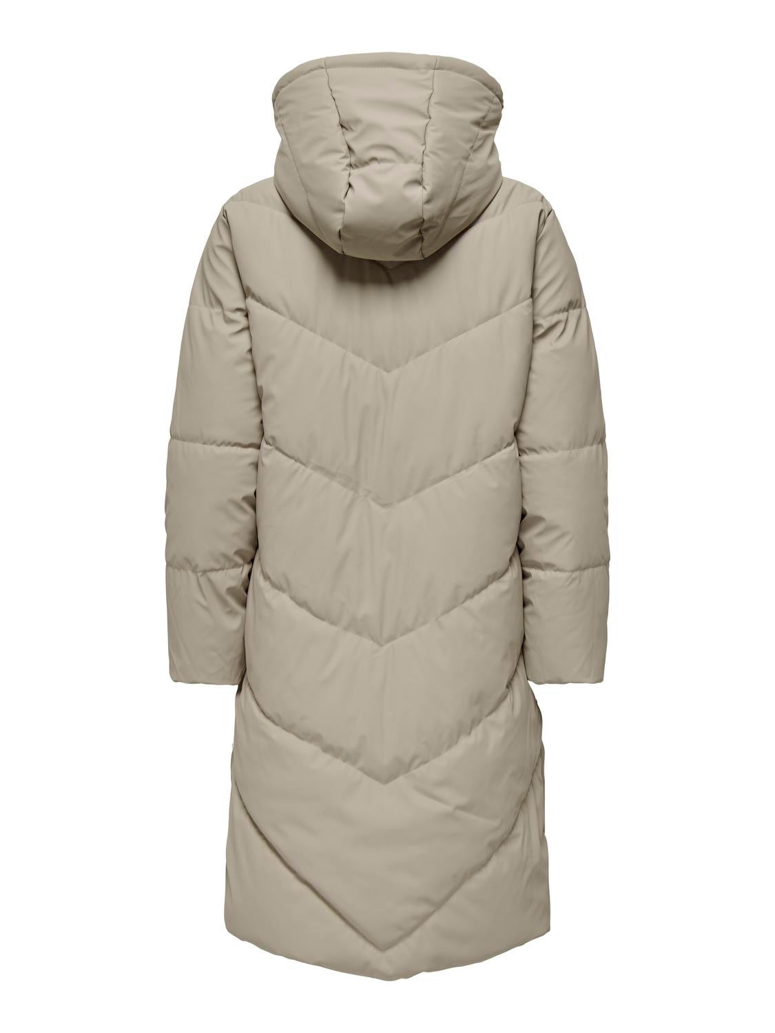 JDYULRIKKA Steppmantel Simply Taupe